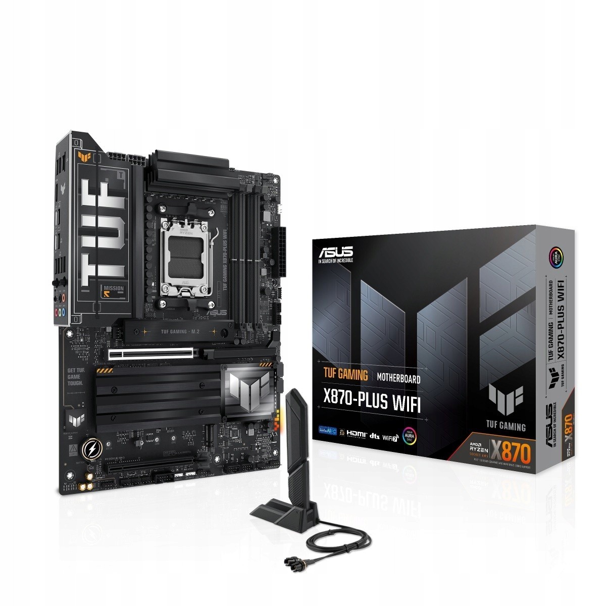 Základná doska ASUS TUF GAMING X870-PLUS WIFI ATX, 4 x DIMM DDR5